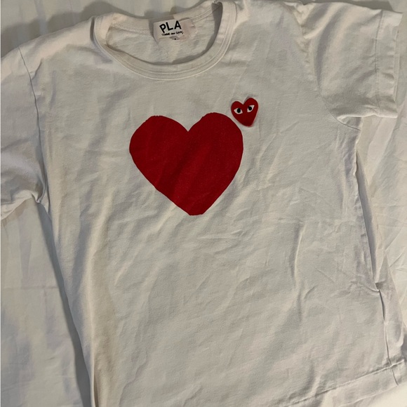 CDG Play T-shirt - Japan size L, US size S - Picture 1 of 2